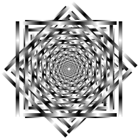 Interlocking Optical Illusion Vortex