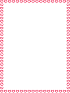 1-Bit Hearts Red