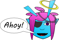 Alien Pirate Angel