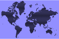 Hexagonal World Map