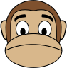 Monkey Emoji - Sad