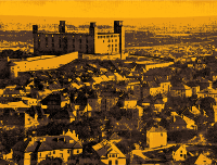 1912 Sunset in Bratislava