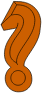 Question mark colored