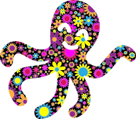 Floral Kid Octopi Redrawn