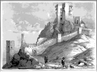 Devín Castle in 1809