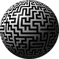 Maze sphere