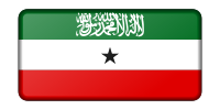 Somaliland flag (bevelled)