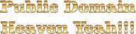 Public Domain No Background