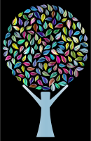 Prismatic Abstract Tree 2 3