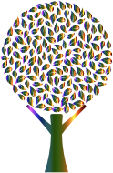 Prismatic Abstract Tree 2 15 No Background