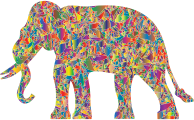 Modern Art Elephant Reactivated 3