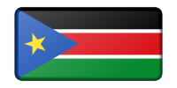 Flag of South Sudan (bevelled)