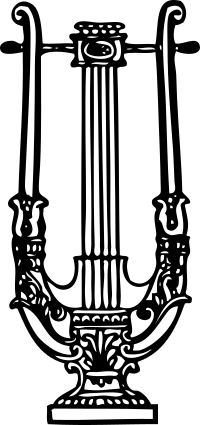 decorative lyre