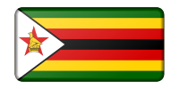 Flag of Zimbabwe (bevelled)
