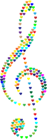 Prismatic Clef Hearts No Background