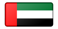Flag of United Arab Emirates (bevelled)