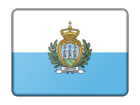 Flag of San Marino (bevelled)