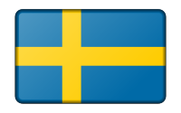 Flag of Sweden (bevelled)