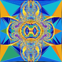 High Poly Psychedelic Fractal
