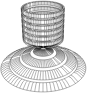 Abstract construction shape