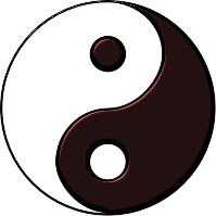Yin-Yang in Red