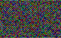 Prismatic Curved Diamond Pattern