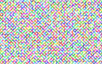 Prismatic Curved Diamond Pattern No Background