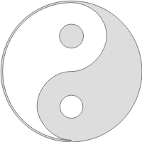 Stroked Yin-Yang