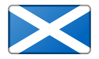 Flag of Scotland (bevelled)