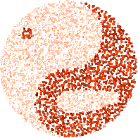 Ying and Yang Cubed, or is it Cubist?