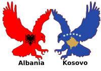 Albania and Kosovo, two eagles