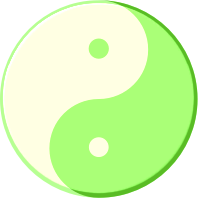 Delicious Yin-Yang Mint Pudding