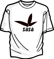 Tshirt with sasa logo