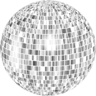 Glimmering Disco Ball Enhanced 2 No Background