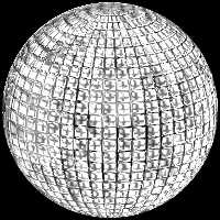 Glimmering Disco Ball Enhanced 4
