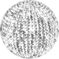 Glimmering Disco Ball Enhanced 4 No Background