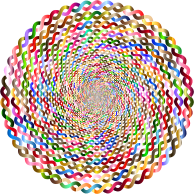 Prismatic Intertwined Circle Vortex 5 No Background