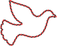 Intertwined Peace Dove