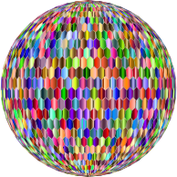Prismatic Hexagonal Grid Sphere Variation 2 6