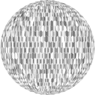 Prismatic Hexagonal Grid Sphere Variation 2 7