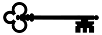Skeleton Key Silhouette