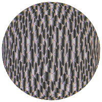 Prismatic Low Poly Sphere 7