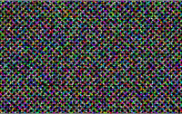 Prismatic Geometric Tessellation Pattern