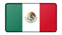 Flag of Mexico (bevelled)