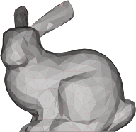 Low Poly 3D Stanford Bunny