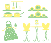 Kitchen Utensils Display