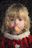 Girl With Orange Wedge
