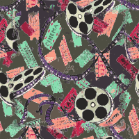 Movie theater carpet found