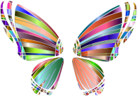 RGB Butterfly Silhouette 10 5 No Background