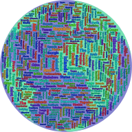 Prismatic World Countries Globe Word Cloud Plus